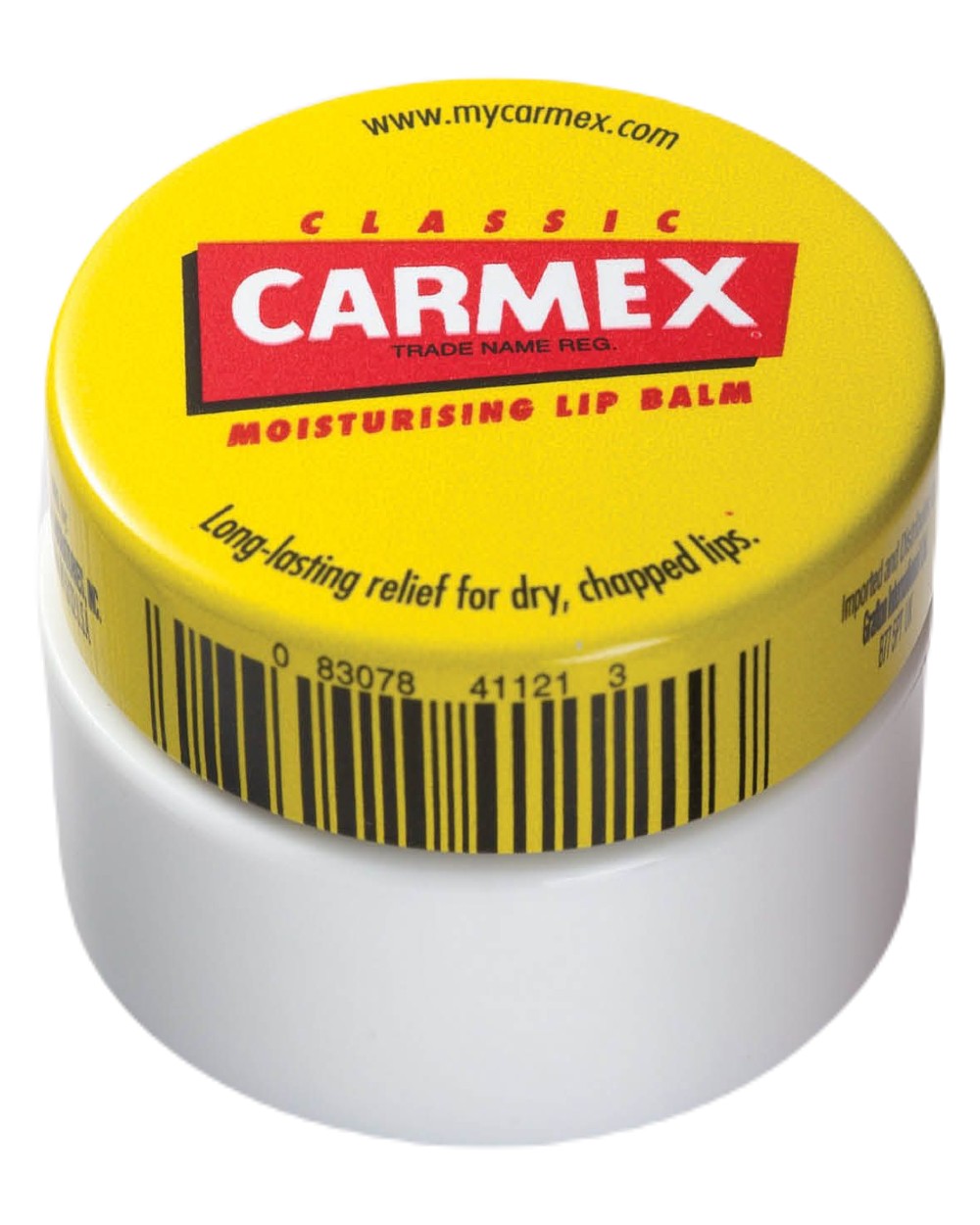 Carmex Original Lip Balm Pot - Moisturizing & Soothing Lip Care for Dry, Chapped Lips - Perfect for Winter, Travel & Daily Hydration