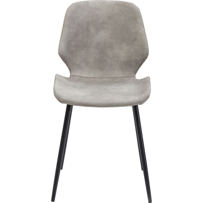 Honey Moon Grey Accent Chair - Modern Upholstered Lounge Chair for Living Room, Bedroom & Office - Comfortable & Stylish Home Decor