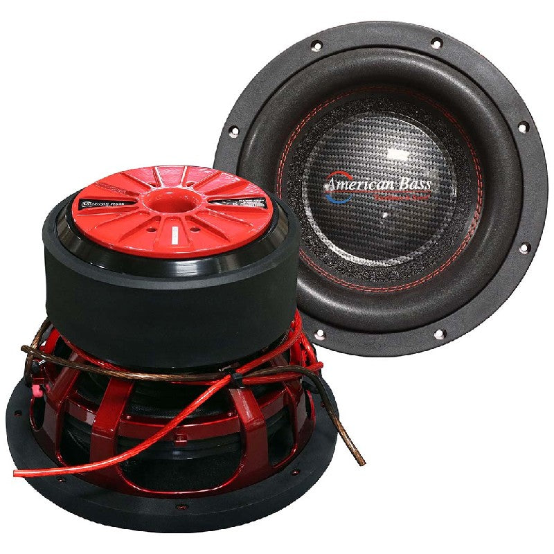 American Bass HAWK1044 10 Inch Car Subwoofer - Dual 4 Ohm Voice Coil - High Performance Bass for Trucks & SUVs - Perfect for Car Audio Upgrades & Bass Enthusiasts