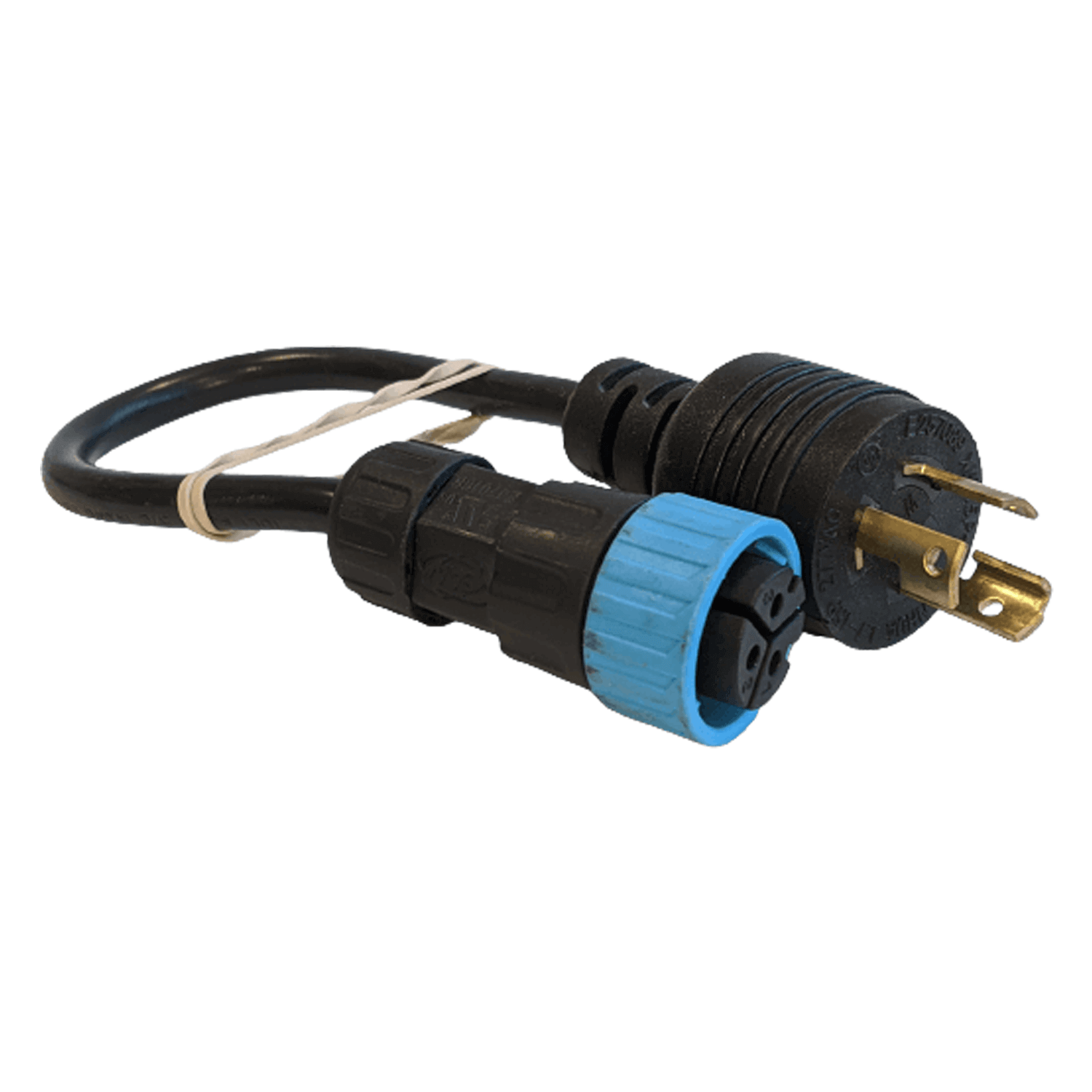 Grower's Choice M25 277V NEMA L7-15P to NEMA 5-15R Adapter Cord 1FT - Power Converter for Grow Lights, Hydroponics & Indoor Gardening Equipment