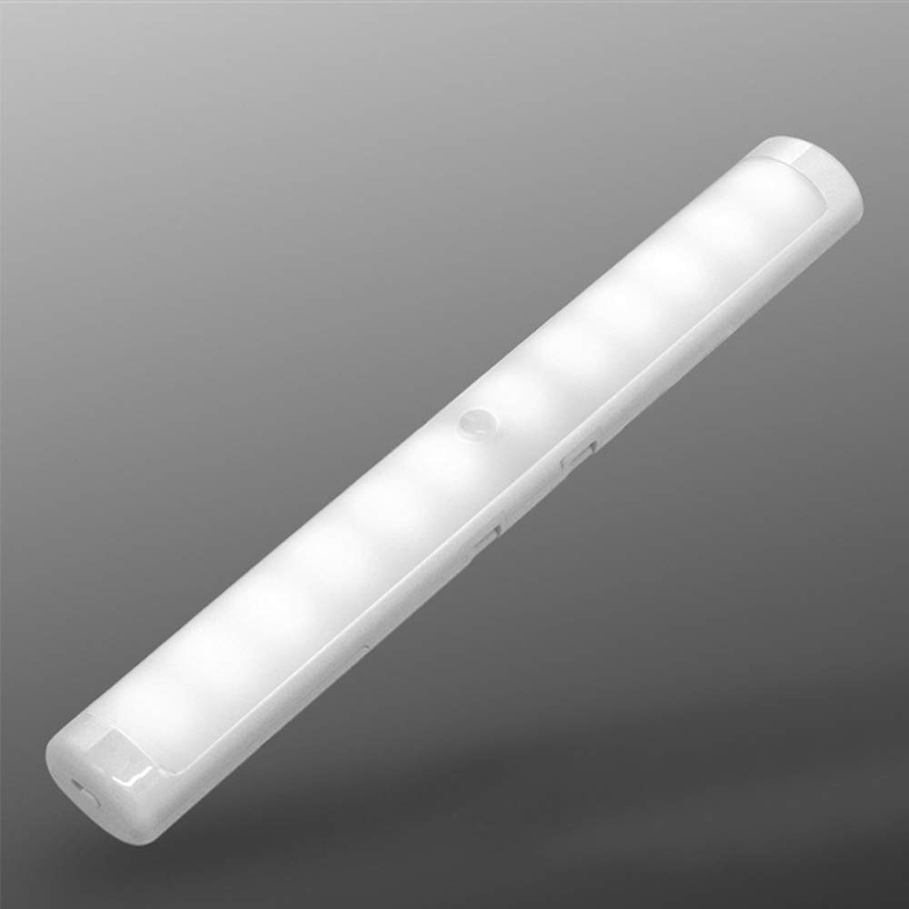 Smart LED Night Light with Motion Sensor - USB Rechargeable, Auto On/Off, Warm White Light for Hallway, Bedroom, Stairs, Closet & Baby Nursery (2 Pack)