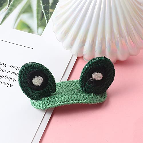 Cute Frog Headband for Girls - Elastic Hair Bands, Ponytail Holders & Scrunchies - Fun Hair Accessories Gift Set - Perfect for Parties, Cosplay and Daily Wear