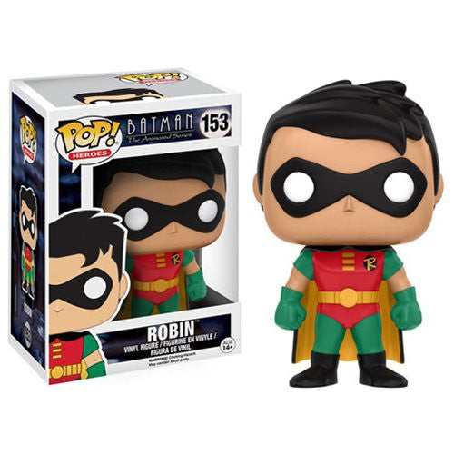 Batman the Animated Series Pop! Vinyl Figure - Robin Collectible Toy for DC Comics Fans | Perfect for Display, Gifts & Comic Book Collections