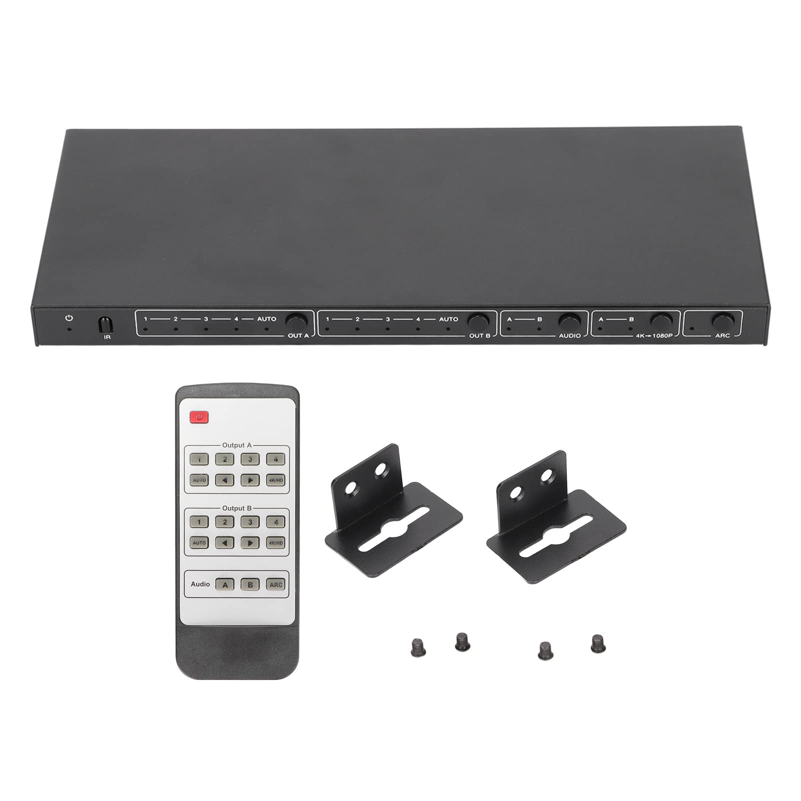 18Gbps HDMI Audio Extractor 100-240V with HDCP1.4 Support - Extract Digital Audio from HDMI to Optical/Coaxial (US Plug) - Perfect for Home Theater, Gaming & Streaming Devices
