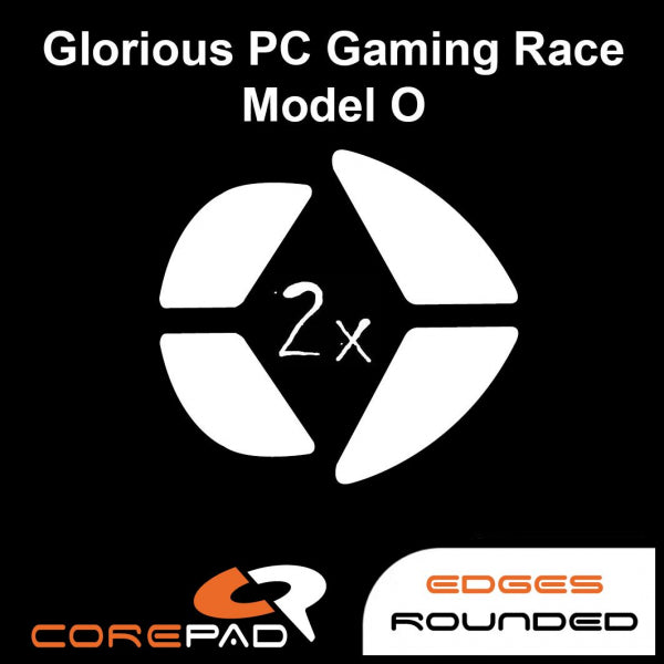 Corepad Skatez Mouse Feet for Glorious Model O & O- - Ultra Smooth PTFE Mouse Skates for Gaming & Esports - Enhanced Precision for FPS, MOBA & Competitive Gaming