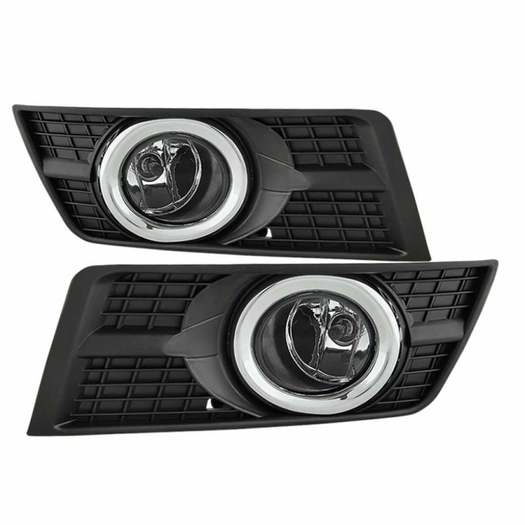 Cadillac SRX 2010-2016 Spyder Fog Lights Pair - Clear Lens with Universal Switch (Part# 5080479) | Perfect for Night Driving & Off-Road Adventures