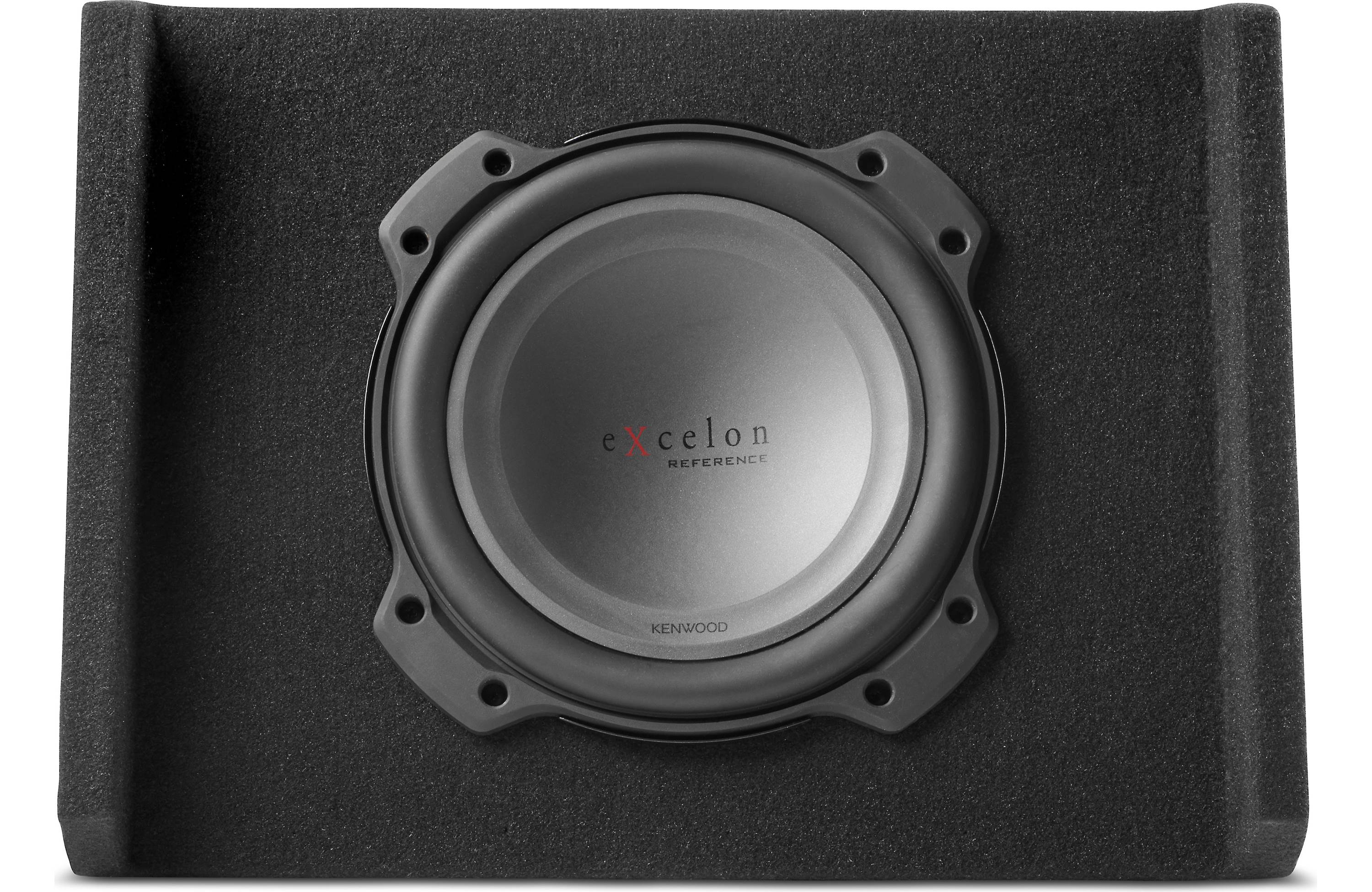 Kenwood P XRW1002DB 10-Inch 1200W Oversized Car Subwoofer with Sealed Down-Firing Enclosure - Powerful Bass for Car Audio & Home Theater Systems
