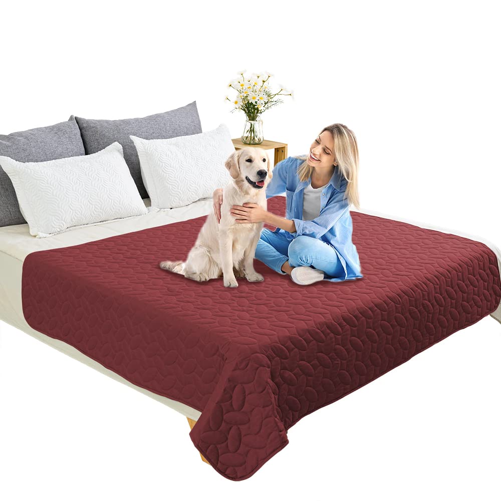 Waterproof Ameritex Pet Bed Cover - Soft Dog Blanket for Sofa, Furniture & Crate - New Pattern Design - Perfect for Home, Travel & Outdoor Use