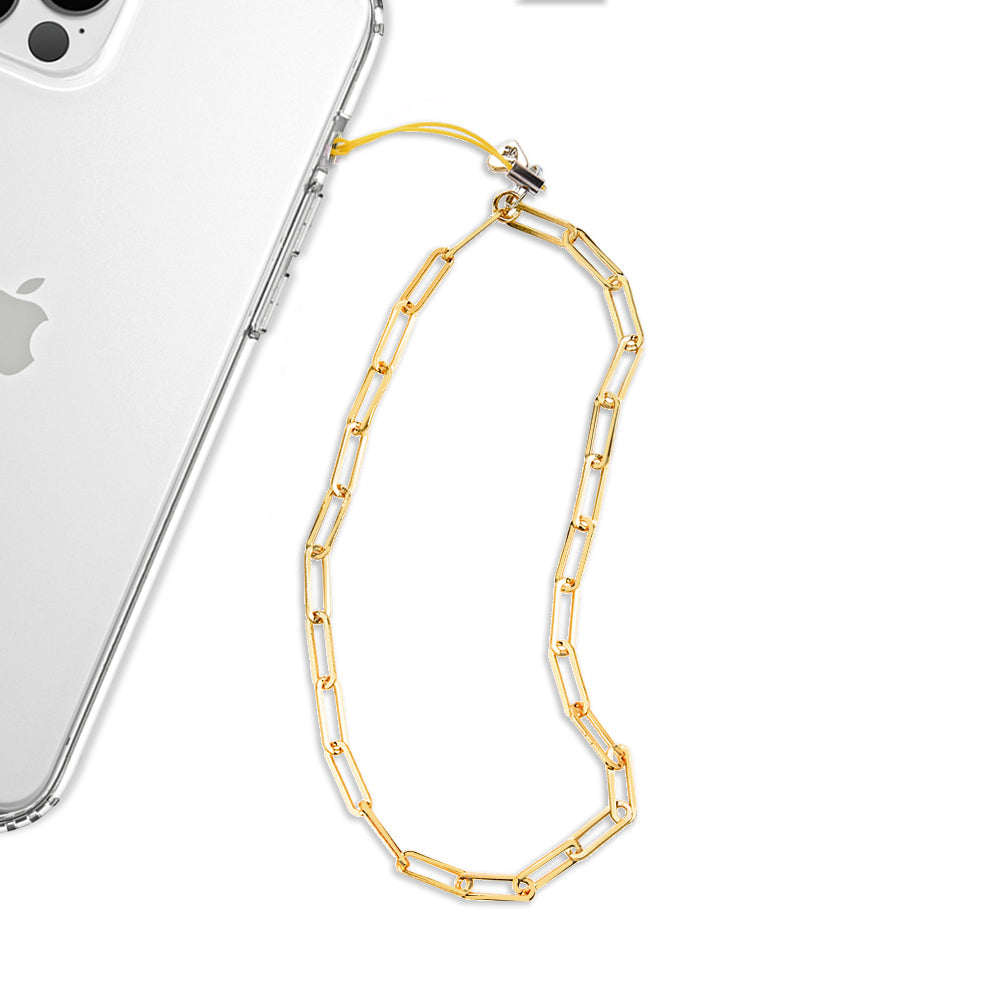 18K Gold Plated Phone Charm - Elegant Jewelry Accessory for iPhone, Samsung & Smartphones - Perfect Gift for Women & Girls - Birthday, Anniversary, Party & Everyday Use