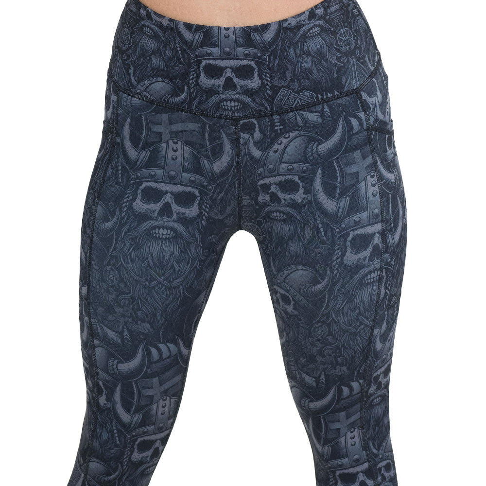 Valhalla Leggings for Women - High Waist Yoga Pants with Pockets, Soft & Stretchy Workout Leggings - Perfect for Gym, Running, Yoga & Lounge Wear