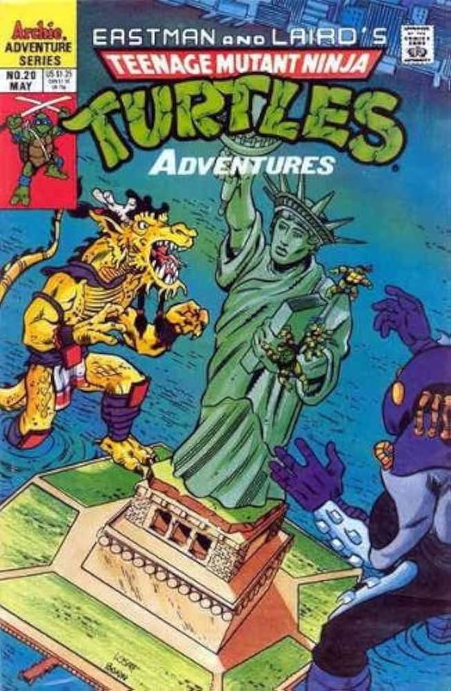 Eastman & Laird's Teenage Mutant Ninja Turtles Adventures #20 May Comic Book - TMNT Collectible Issue for Fans & Comic Enthusiasts - Perfect for Display, Gifts & Nostalgic Reading