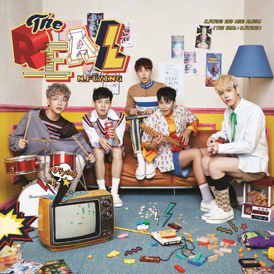 N.FLYING 2nd Mini Album 'THE REAL: N.FLYING' Kpop Music CD + Poster | Perfect for Kpop Fans Collection & Gift Giving