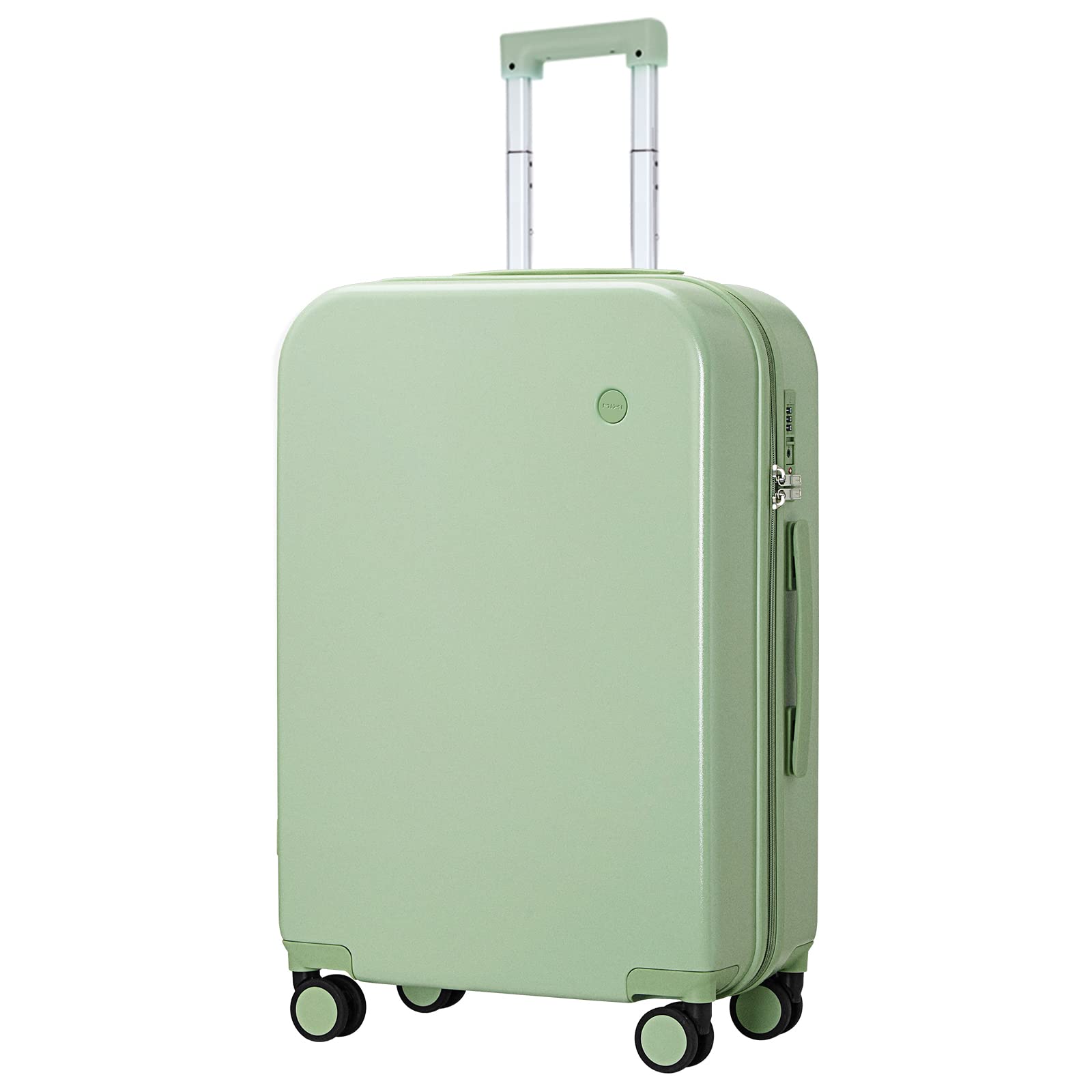 Mixi Hardside Spinner Luggage with TSA Lock - Lightweight PC Travel Suitcase with Removable Cover & 360° Wheels - Perfect for Air Travel, Business Trips & Vacation Packing
