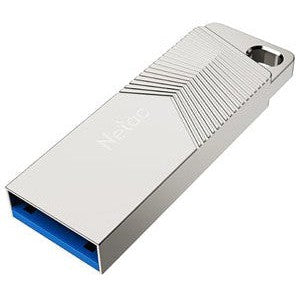 Netac UM1 USB 3.2 Flash Drive 128GB - High Speed Zinc Alloy USB Stick for Data Storage, File Transfer - Perfect for Office, School, Travel & Backup