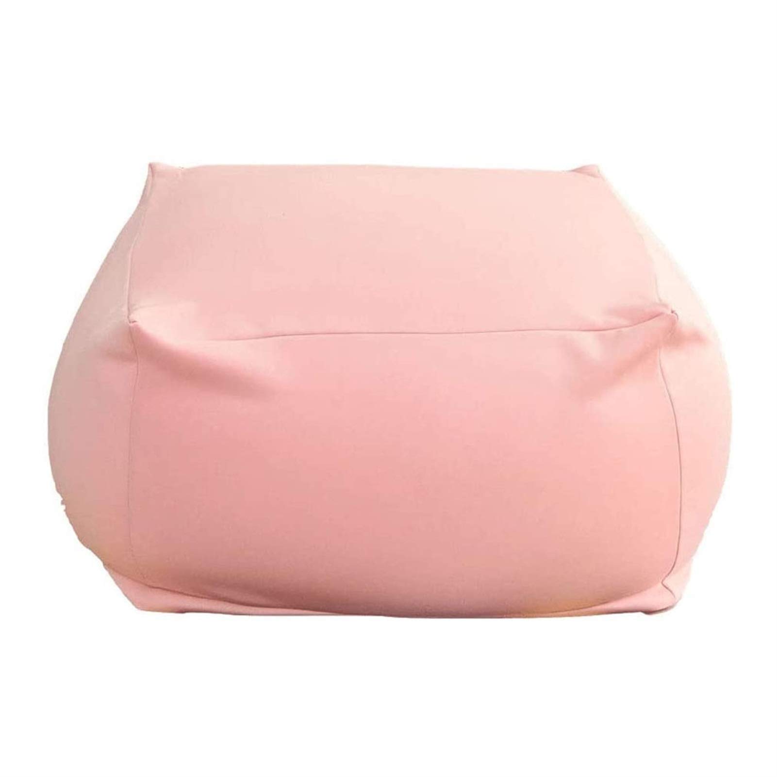 LJJSMG Pink Bean Bag Chair Cover - 65x65x43cm Classic Soft Lounger Storage Sofa for Adults & Kids (No Filling Included) - Perfect for Living Rooms, Bedrooms & Game Rooms