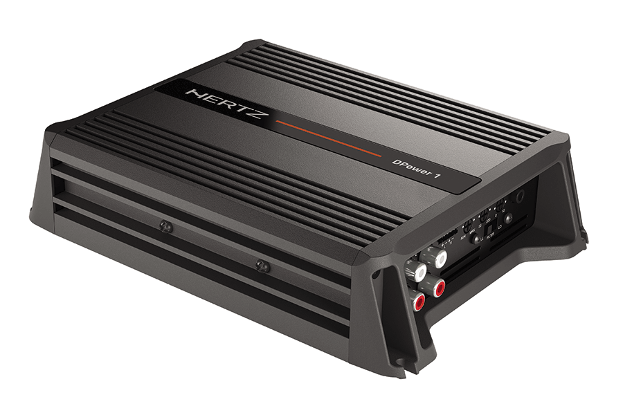 Hertz DPower 1 D Class Mono Car Amplifier - High Power Audio for Car Stereo Systems & Subwoofers - Perfect for Car Audio Upgrades & Bass Enhancement
