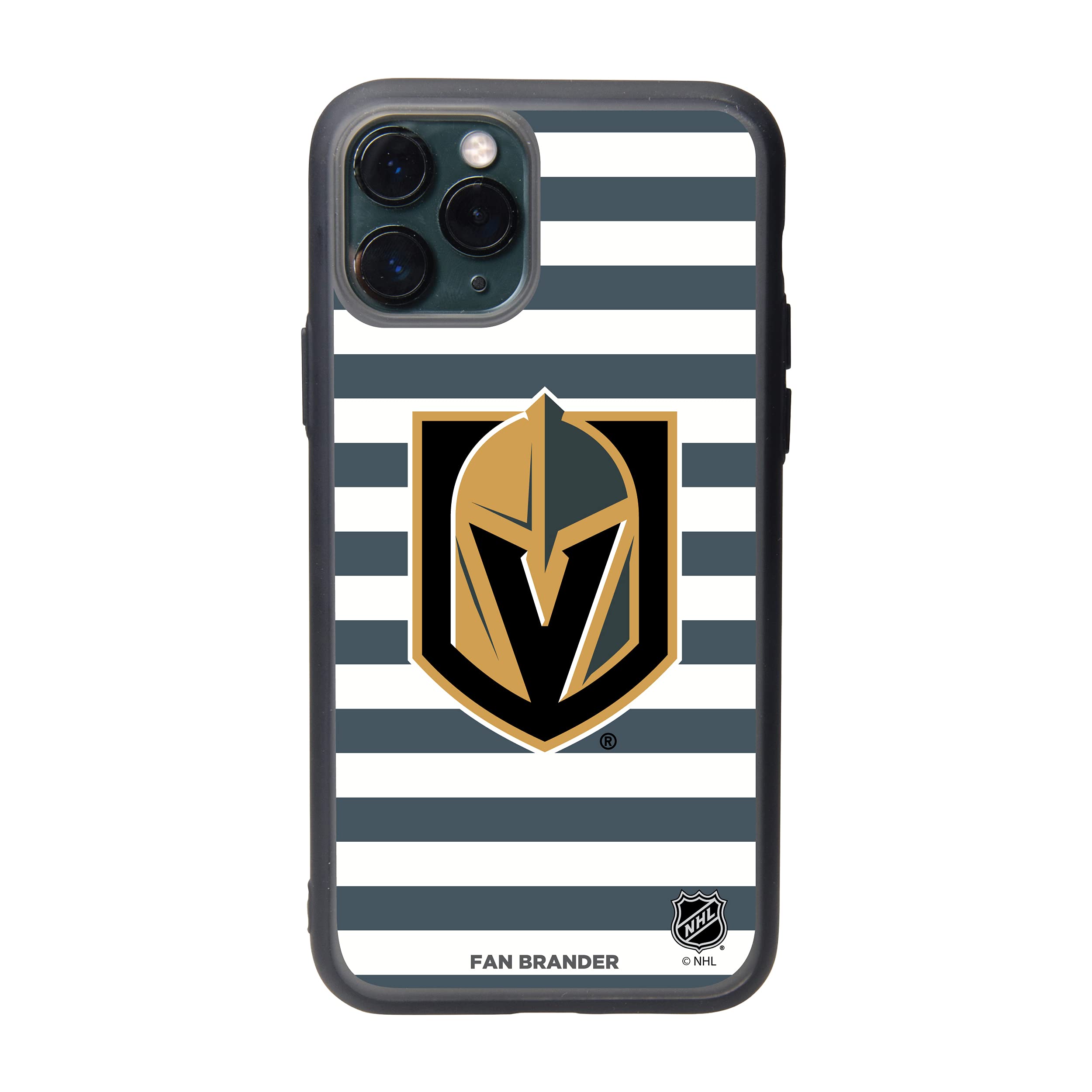 NHL Team Logo Phone Case with Stripes Design - Durable Protective Cover for iPhone & Samsung - Perfect for Sports Fans & Game Day Accessories