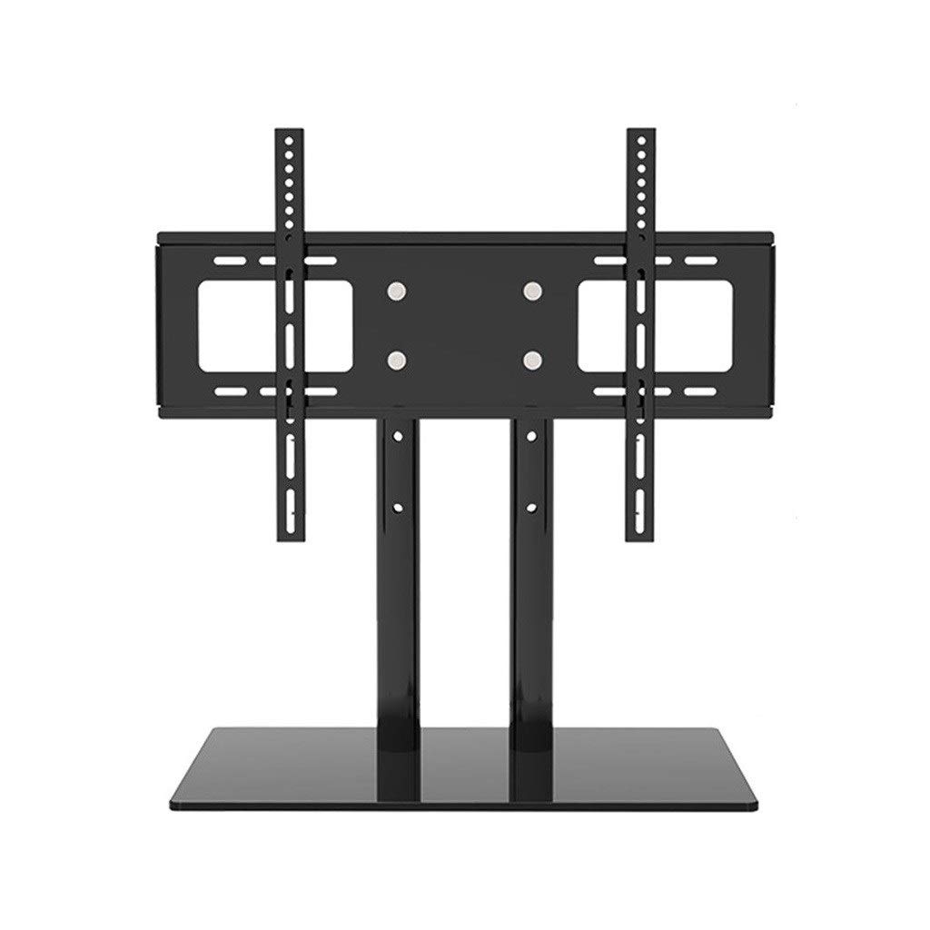 Universal TV Stand Base for 14-32 Inch Flat Screen TVs - Height Adjustable Monitor Stand with Tempered Glass Base, Supports Up to 77 lbs (Enhanced Models) - Perfect for Home, Office, and Gaming Setups