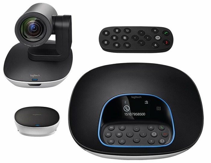 Logitech GROUP HD Video & Audio Conferencing System for Business Meetings & Remote Collaboration