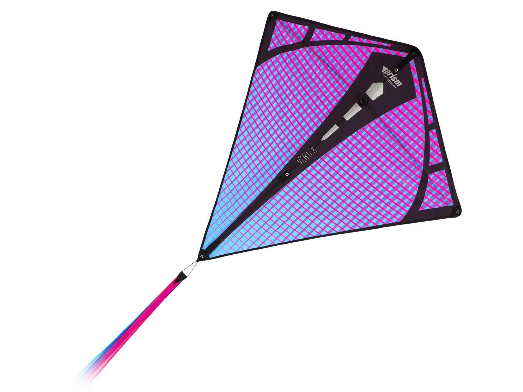 Prism Vertex Diamond Kite - UV Ultraviolet Flying Kite for Beach, Park & Outdoor Adventures - Perfect for Kids and Adults