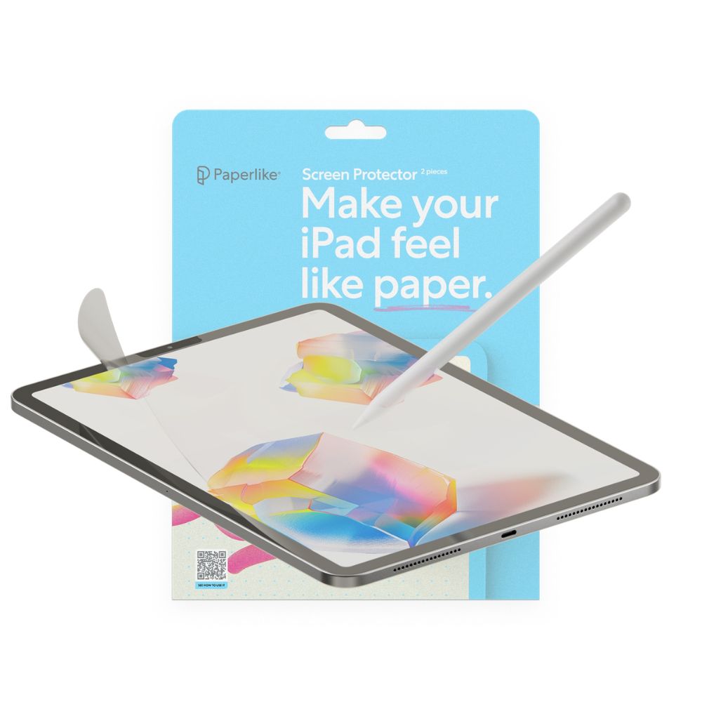 Paperlike Screen Protector v2.1 for iPad Air 13 (2024 Model) - 2 Pack Matte Anti-Glare Film with Paper Texture | Perfect for Digital Art, Note-Taking & Reduced Eye Strain