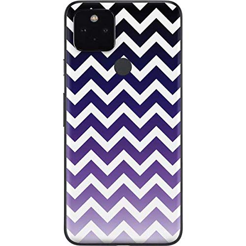 Google Pixel 4a 5G Phone Skin - Purple Ombre Chevron Design for Protection & Style