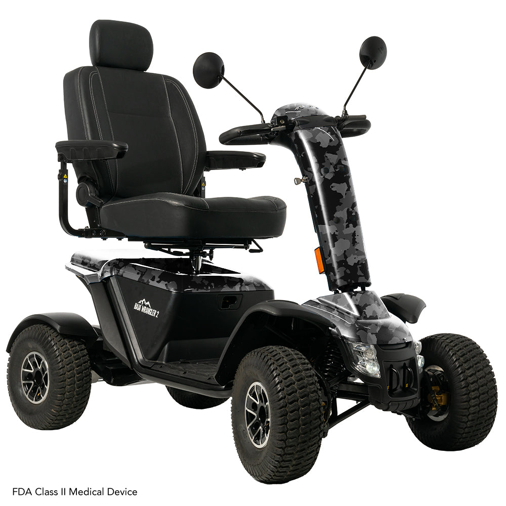 Pride Mobility Baja Wrangler 2 Heavy Duty Electric Scooter - 11 MPH Max Speed, 450 lbs Weight Capacity - Ideal for Outdoor Adventures, Shopping & Daily Mobility