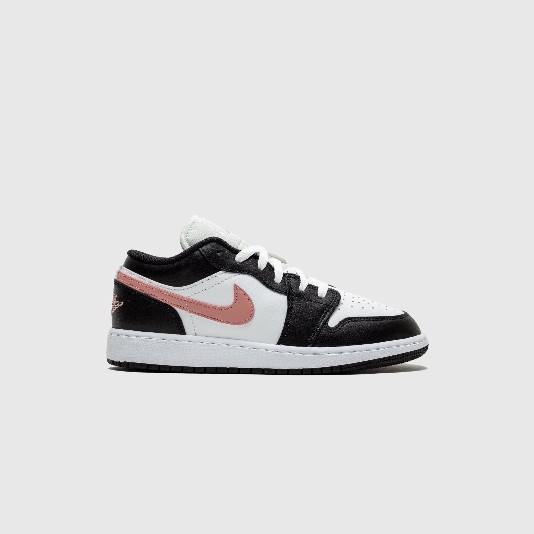 AIR JORDAN 1 LOW GS Sneakers - Rust Pink Basketball Shoes for Girls - Perfect for Casual Wear, School & Sports Activities