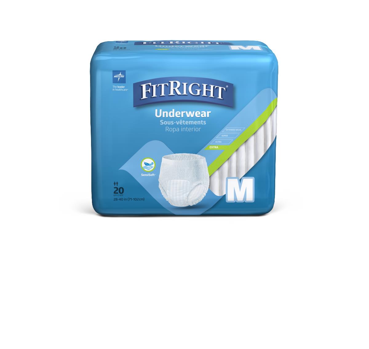 FitRight Extra Protective Underwear for Women & Men - Leakproof & Absorbent Incontinence Underwear - Comfortable for Daily Wear, Travel & Overnight Use