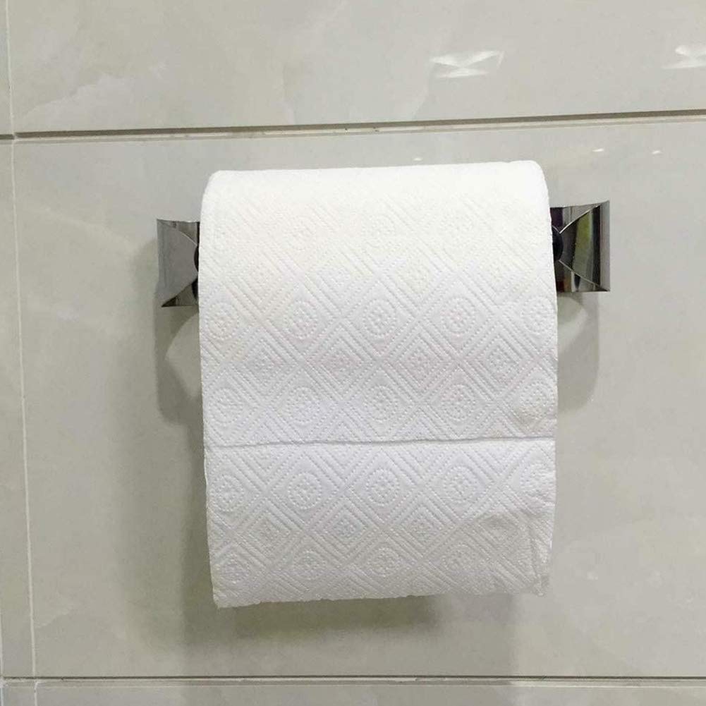 Stainless Steel Under Cabinet Paper Towel Holder - Space Saving Kitchen & Bathroom Organizer for Bulk Roll Paper Towels, Toilet Paper - Perfect for Living Room, Bedroom & Kitchen Storage