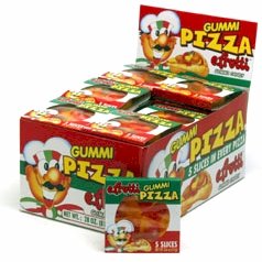 Delicious Gummy Pizza Candy - 48 Count Box | Fun & Tasty Snack for Kids, Parties, and Movie Nights