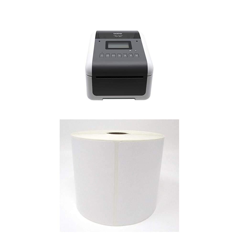 Brother TD4550DNWB Label Printer with 8 Rolls - Home & Office Use