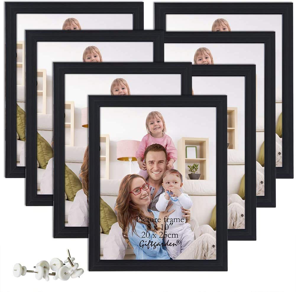 Giftgarden 8x10 Picture Frame Set - 4 Pack 24x36 Matted Poster Frames for Wall Decor - Perfect for Home, Office, Gallery & Gift Giving