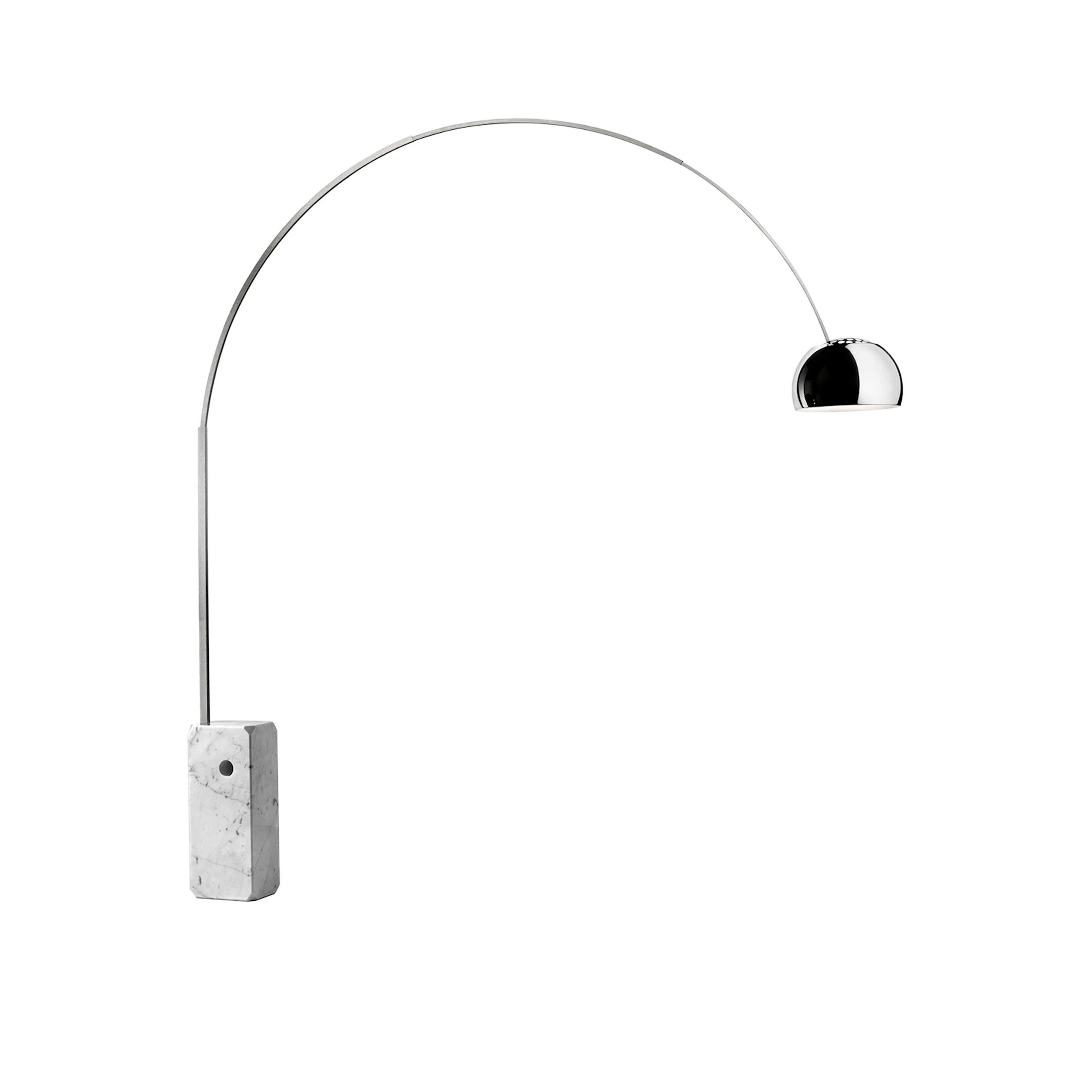Modern Arco LED Floor Lamp - Adjustable Height & Dimmable Light for Living Room, Bedroom, or Office Decor