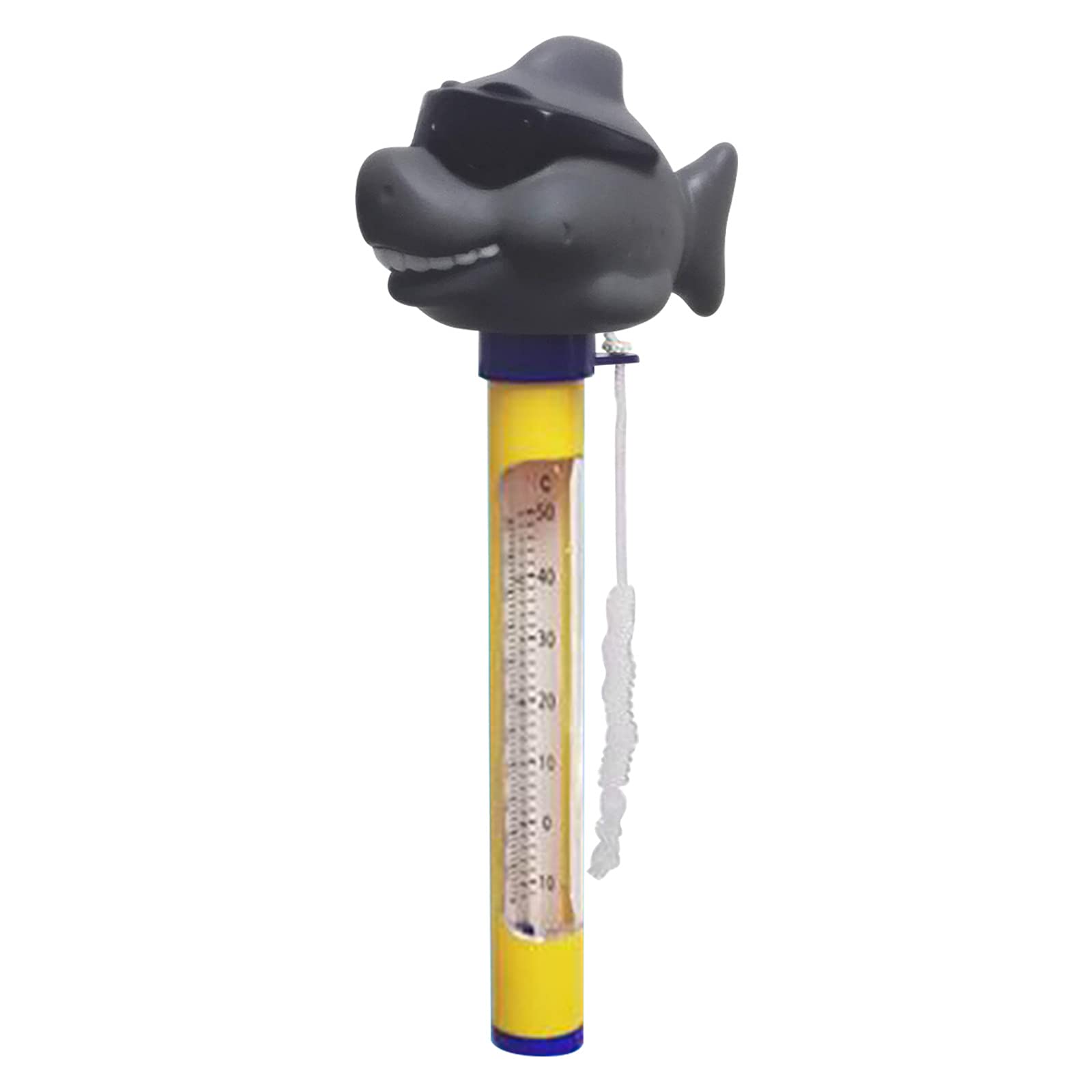 Floating Pool Thermometer with String - Waterproof & Shatterproof for Swimming Pools, Spas, Hot Tubs, Aquariums - Perfect for Baby Pools, Pond Temperature Monitoring & Indoor/Outdoor Use