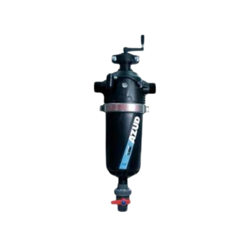 Azud Spiral Clean 50mm Semi-Automatic Screen Filters - 1300cm² Filtration Area for Irrigation, Drip Systems & Water Treatment