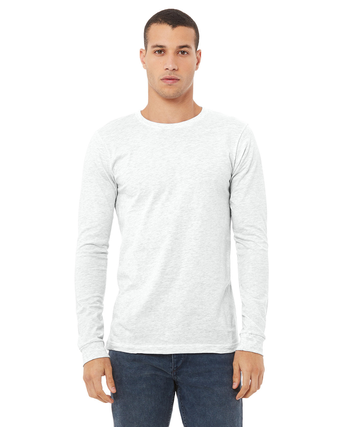 Bella + Canvas 3501 Unisex Jersey Long Sleeve T-Shirt - Soft Cotton Crewneck Tee for Men & Women - Perfect for Casual Wear, Layering & Everyday Comfort