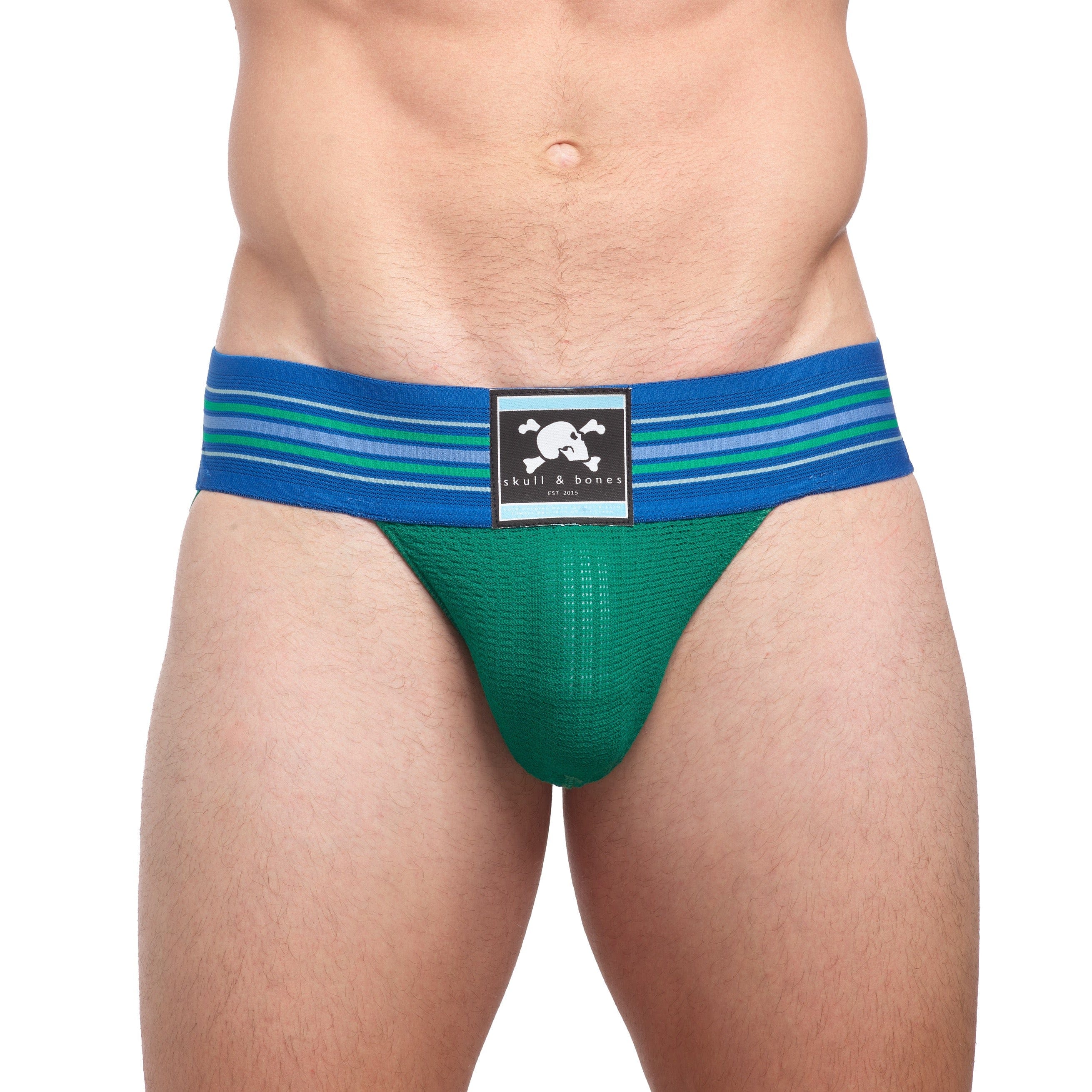 Locker Room Jock Blue Green - Premium Athletic Support Underwear for Men | Comfortable Sports & Workout Briefs | Ideal for Gym, Running & Active Lifestyles