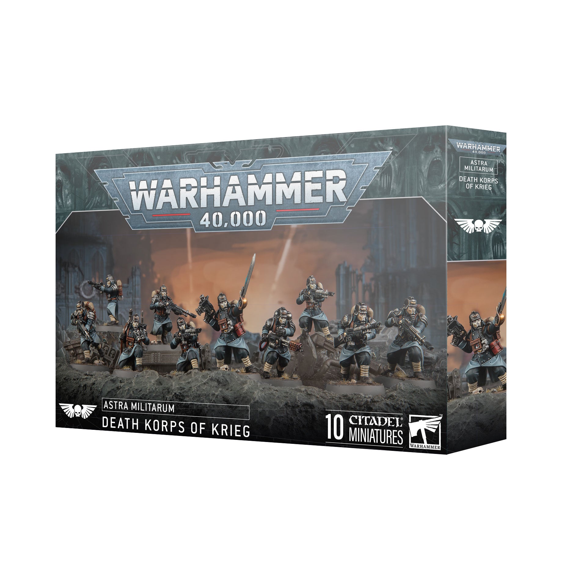 Astra Militarum Death Korps of Krieg Miniatures - Warhammer 40K Tabletop Game Army Set for Wargaming and Collecting