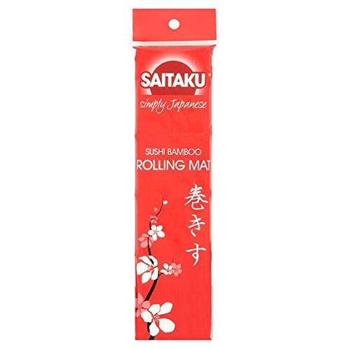 Premium Sushi Rolling Mat - Bamboo Makisu for Homemade Sushi, Rolls & Maki - Perfect for Sushi Making Kits, Japanese Cuisine & DIY Cooking at Home