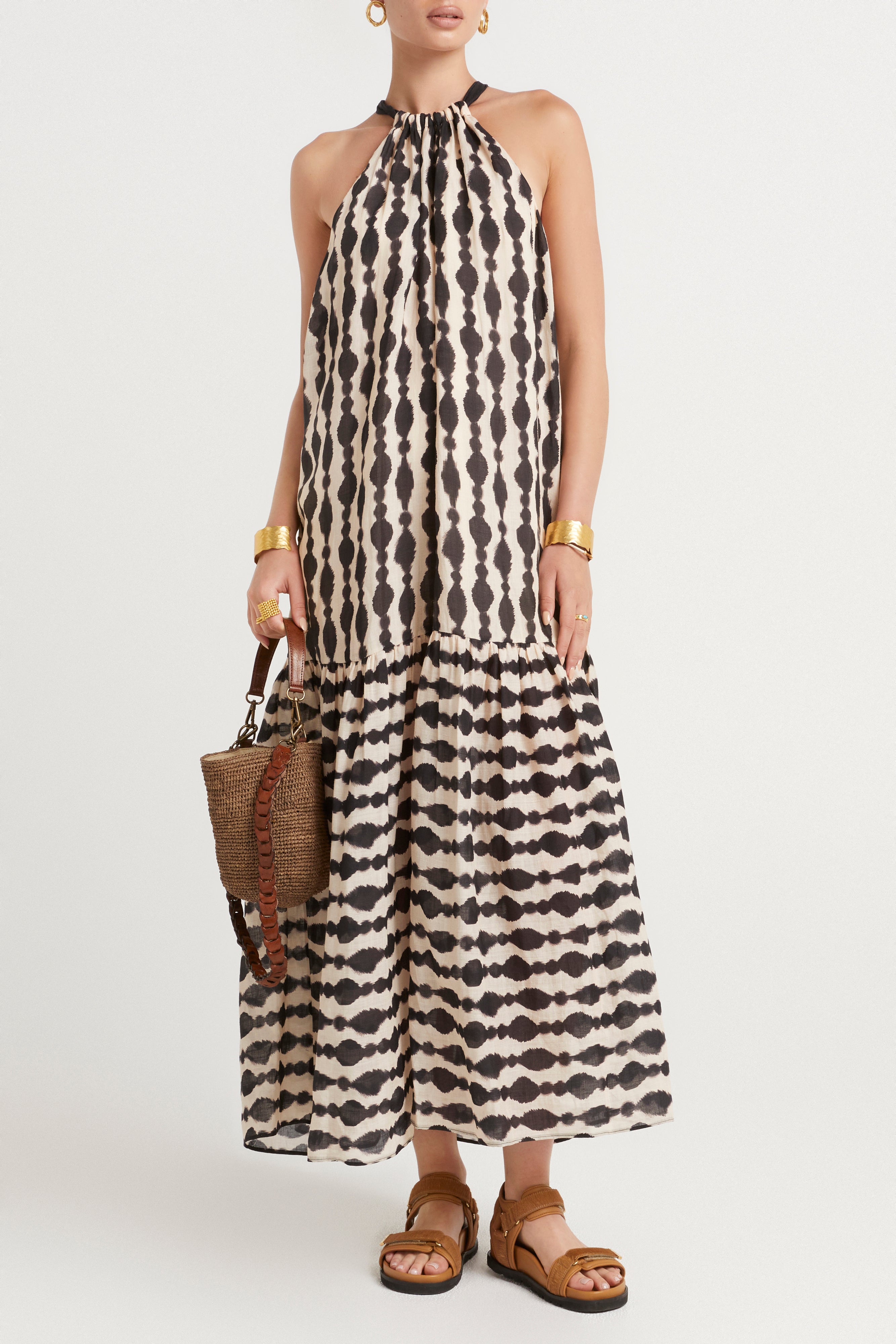 Husk Artemis Maxi Print - Stylish and Comfortable Maxi Dress for Women | Perfect for Summer, Beach Vacations, and Casual Outings