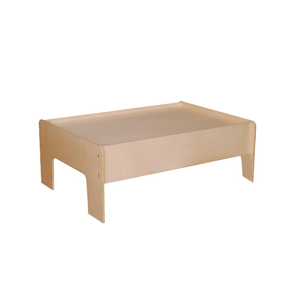 Little Colorado Toddler Large Kids Play Table - Natural Finish Birch Wood for Arts, Crafts & Learning Activities - Perfect for Playrooms, Daycares & Preschools
