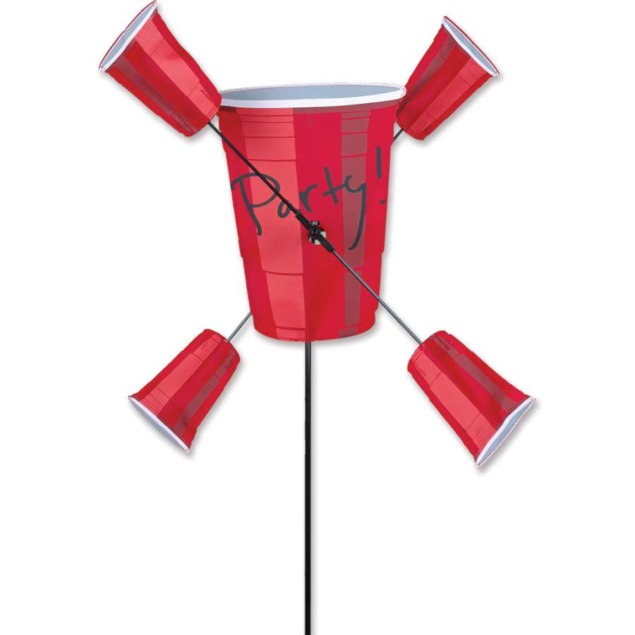 15 in. WhirliGig Spinner - Colorful Party Cups for Drinks & Cocktails - Perfect for Weddings, Birthdays & Outdoor Events
