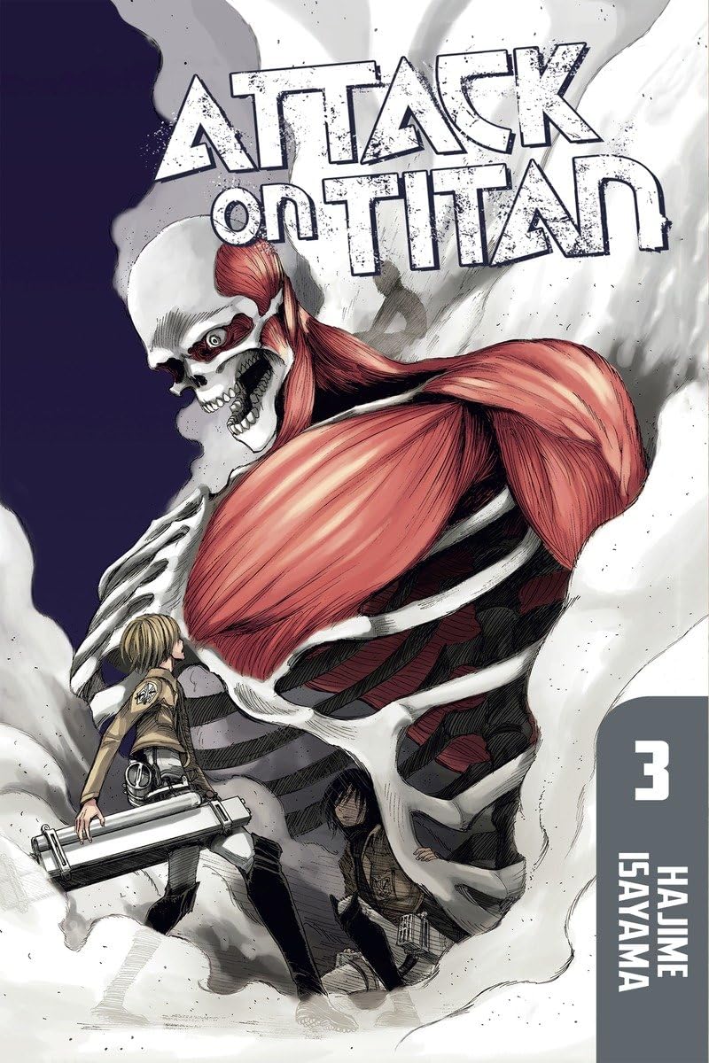 Attack on Titan Vol. 3 Manga by Hajime Isayama - Action-Packed Shonen Adventure for Anime Fans & Collectors