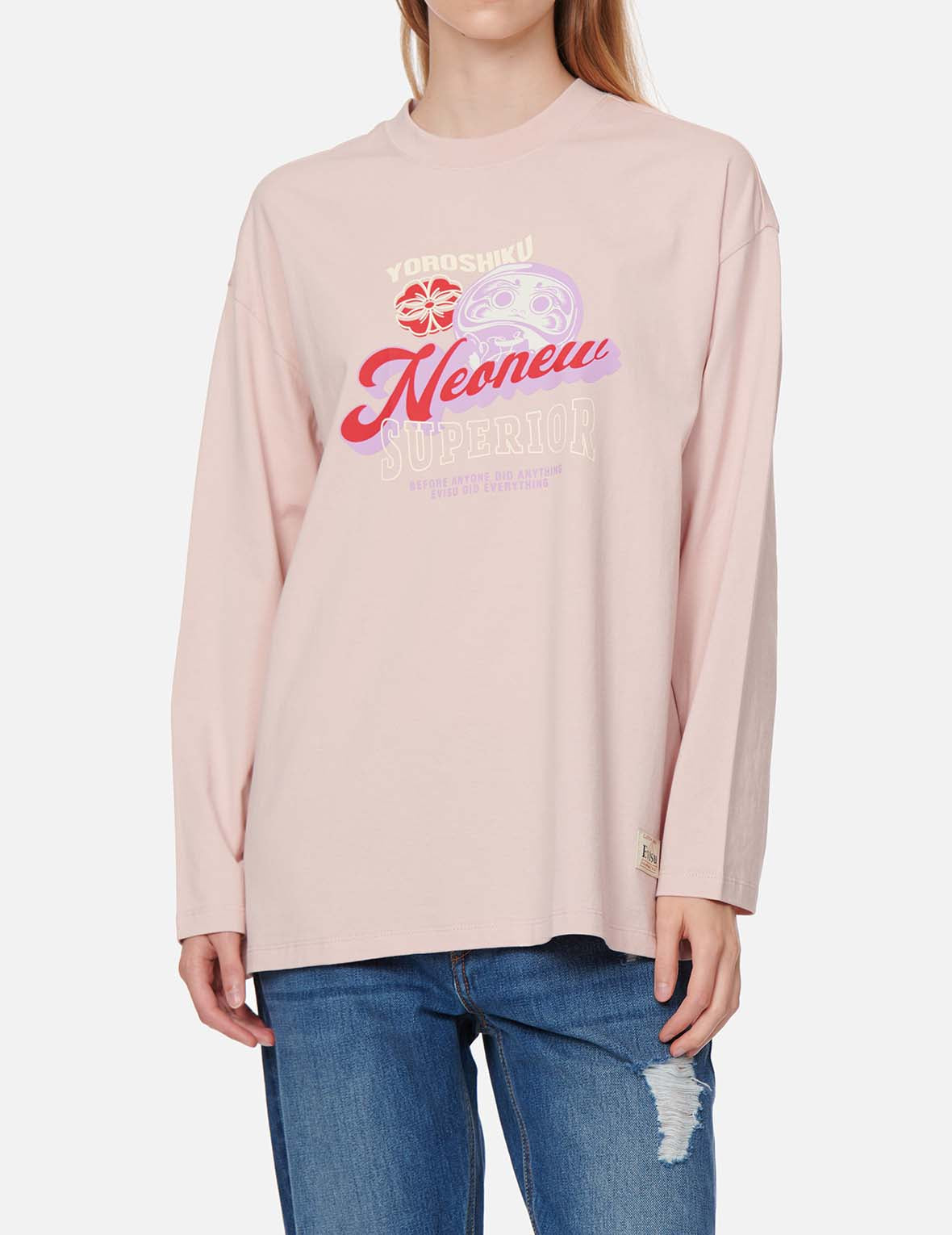 Daruma and Logo Print T-Shirt for Men & Women - Trendy Japanese Inspired Graphic Tee for Casual Wear, Street Fashion, and Anime Fans