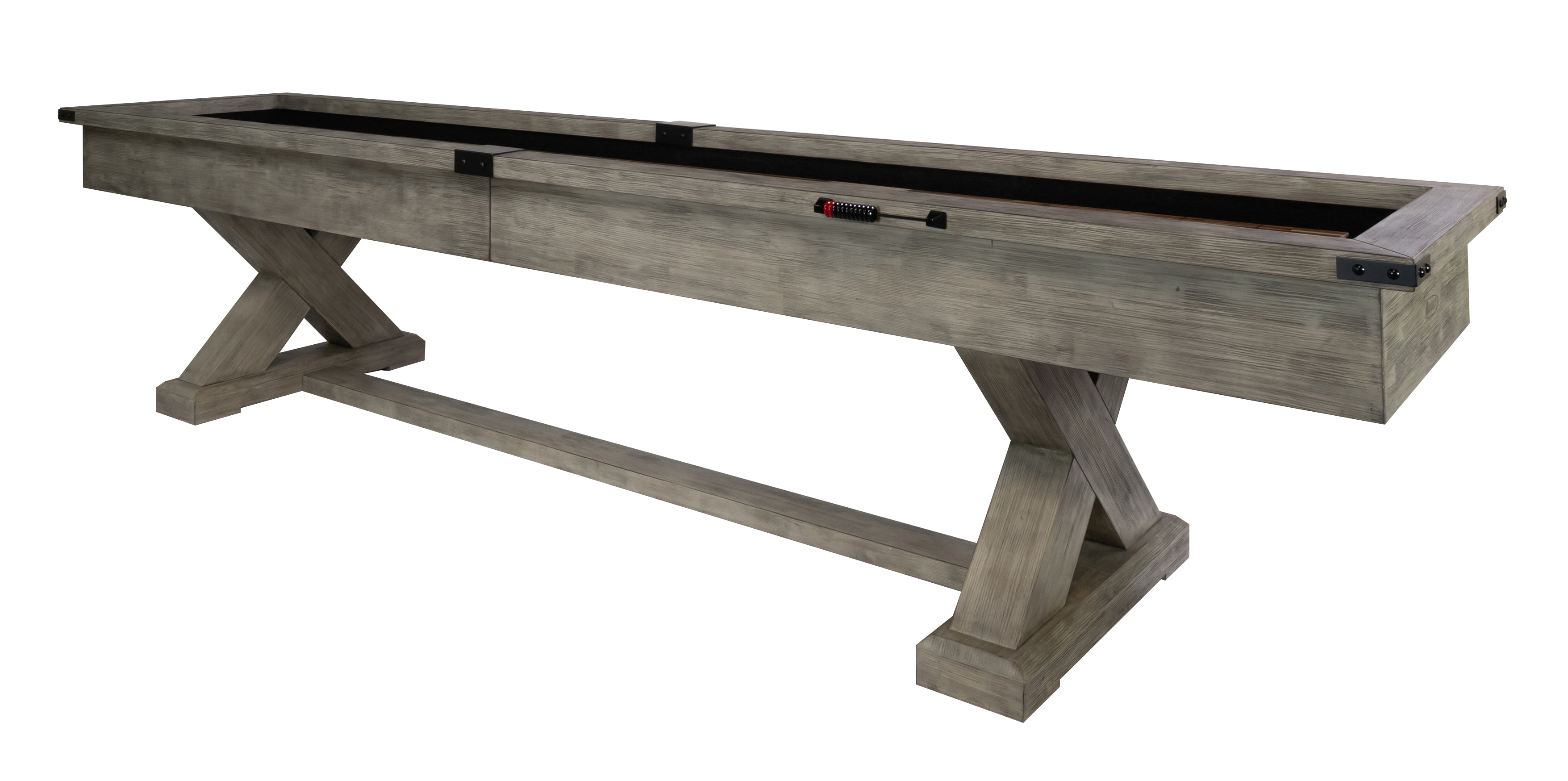 12 Ft Cumberland Shuffleboard Table for Indoor & Outdoor Use - Perfect for Game Rooms, Patios, and Family Gatherings