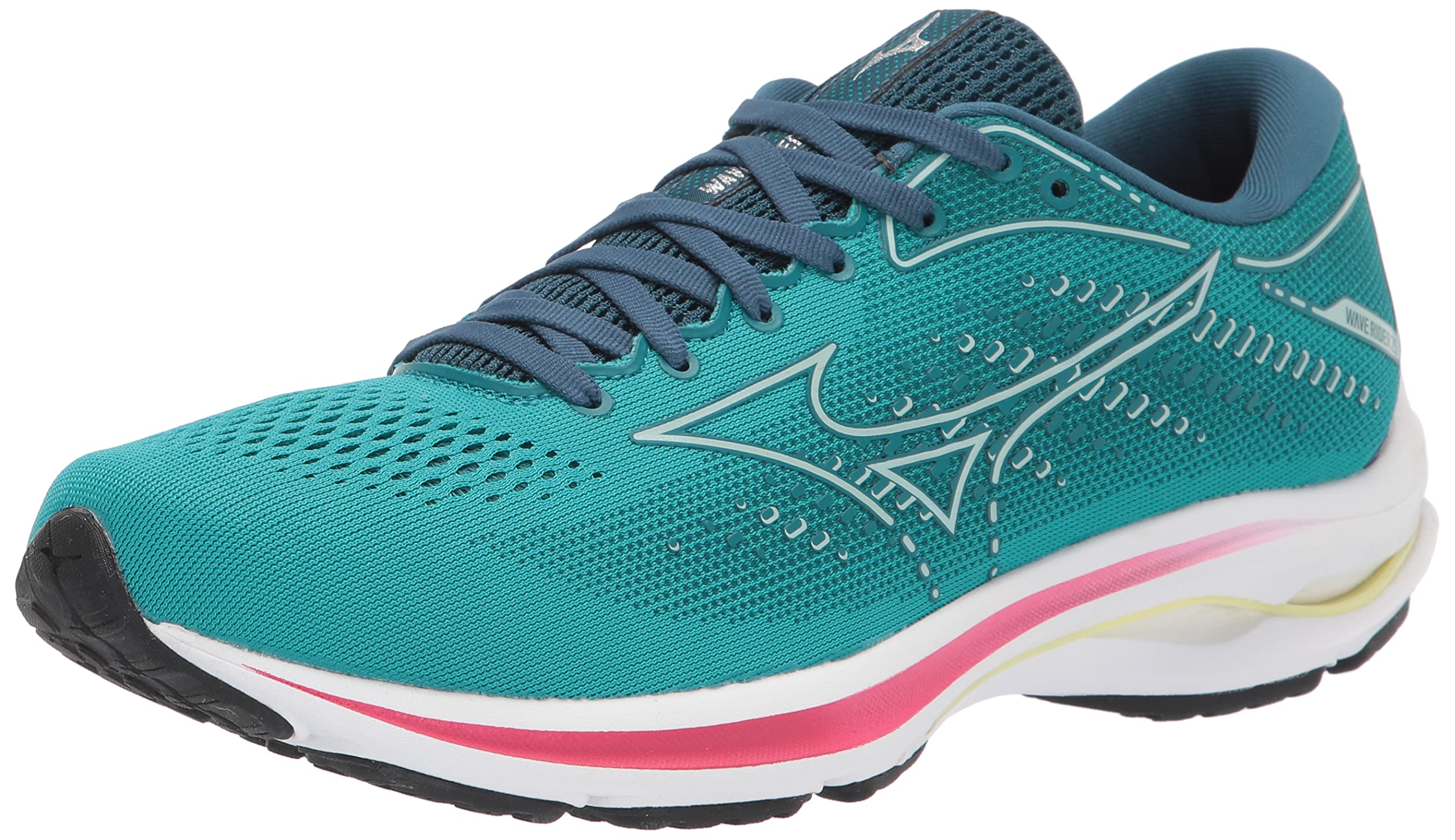 Mizuno Women's Wave Rider 25 Running Shoes - Lightweight Cushioned for Long Distance & Marathon Training - Perfect for Road Running, Jogging, and Gym Workouts