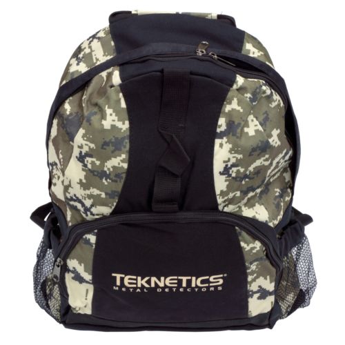 Teknetics Digital Camouflage Backpack for Metal Detecting - Waterproof Hiking Daypack with Multiple Pockets - Perfect for Outdoor Treasure Hunting & Camping Adventures