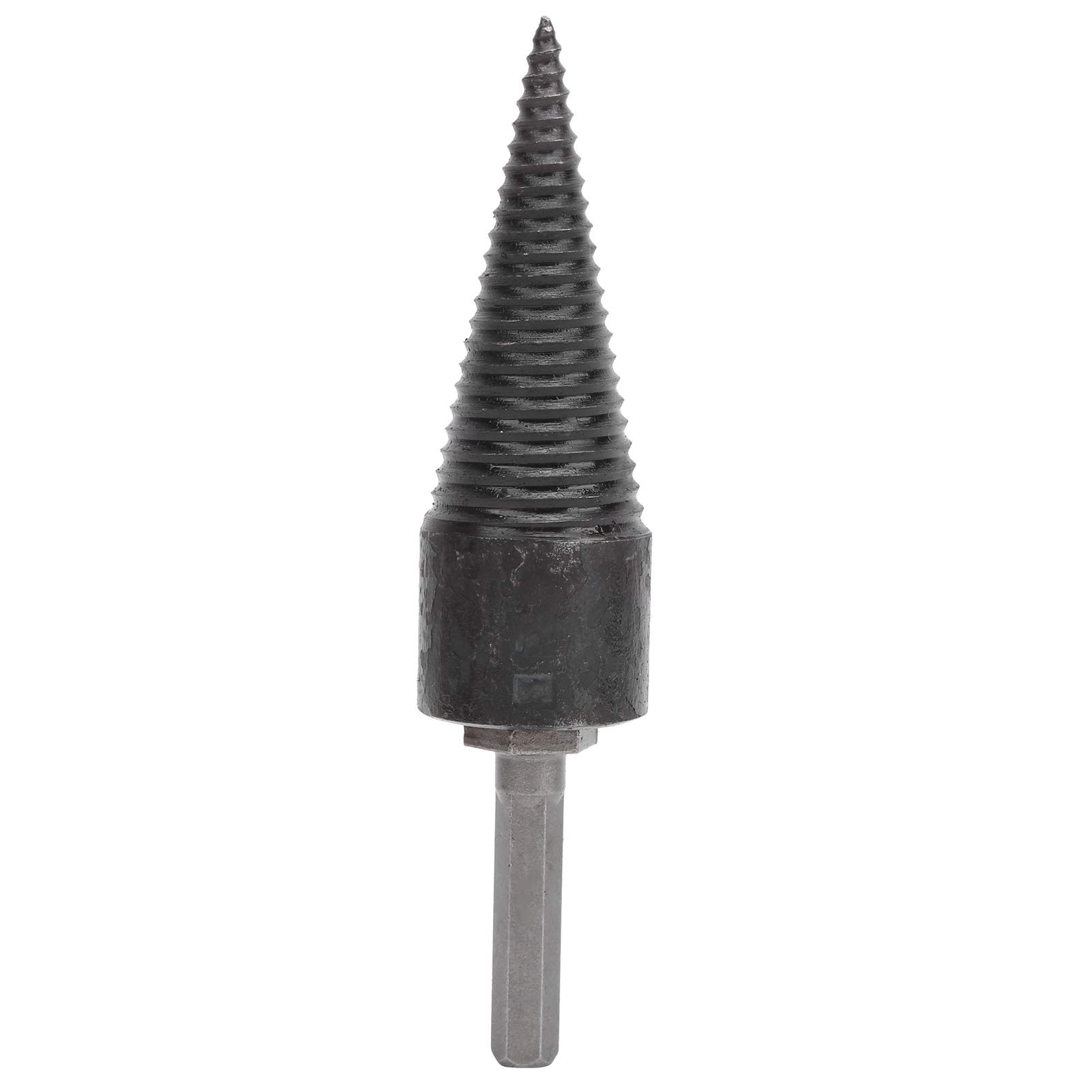 32mm Firewood Log Splitter Drill Bit - Hex Shank Die Steel Screw Splitting Cone Twist for Wood Splitting | Perfect for Firewood Preparation, Camping & DIY Woodworking Projects