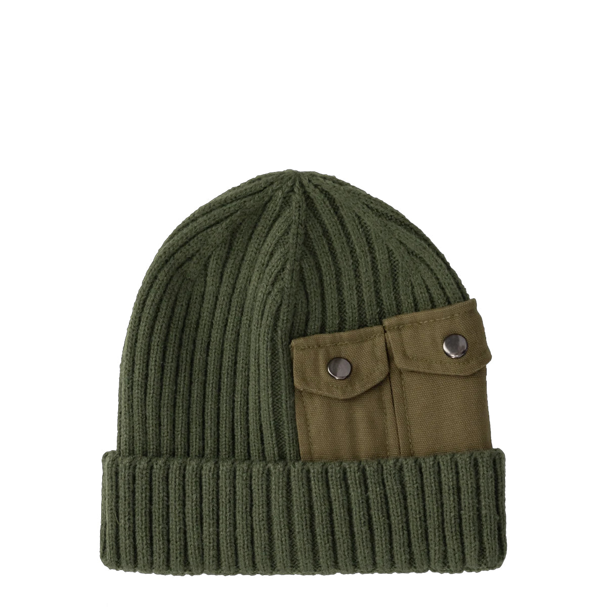 Alpha Industries Utility Beanie - Dark Olive Winter Hat for Men & Women | Warm Knit Skull Cap for Outdoor Activities, Hiking, and Cold Weather (Model: 138904)